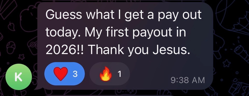 Student payout proof 1